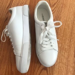 H&M White Sneakers (Worn Once)